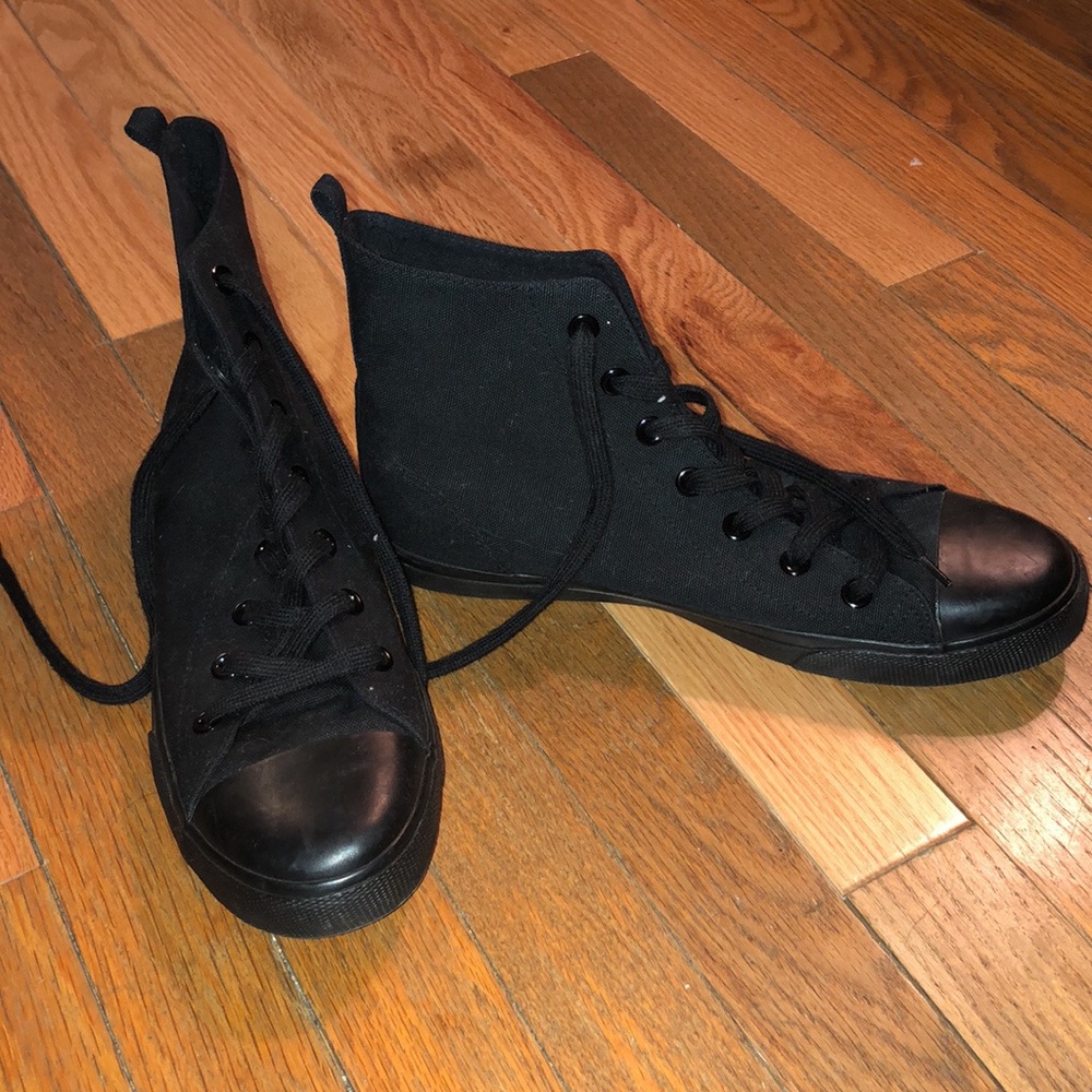 Black High Top Sneakers